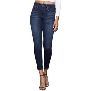 Good American Good Legs Skinny Cropped Jeans in Blue260 Women’s Size 2/26